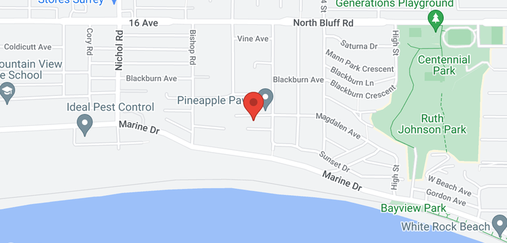 map of 14262 MAGDALEN AVENUE